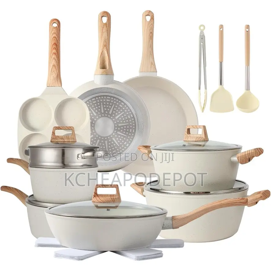 Ceramic Non-Stick Cookware Set 21 PCS