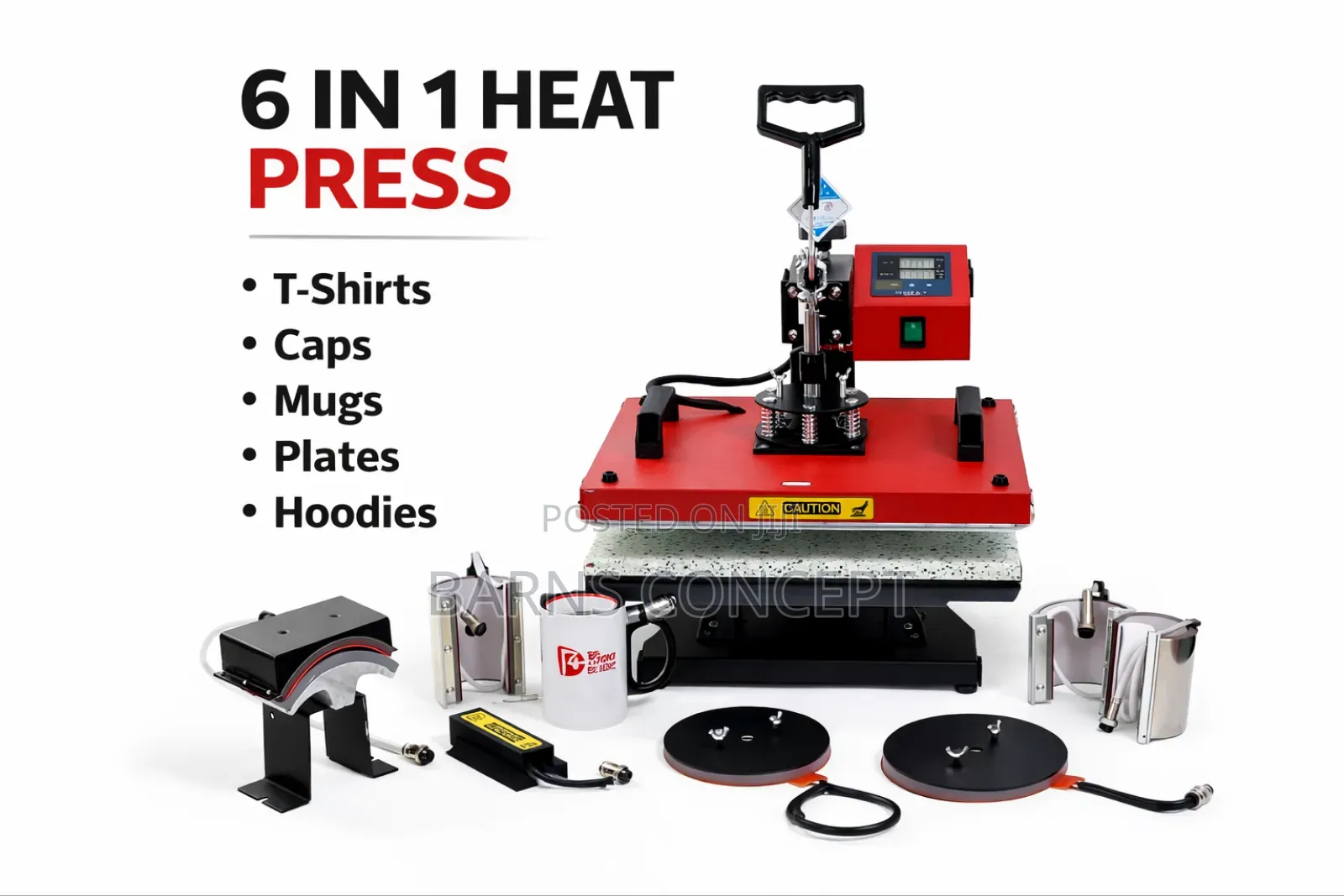 6in1 Heat Press Machine