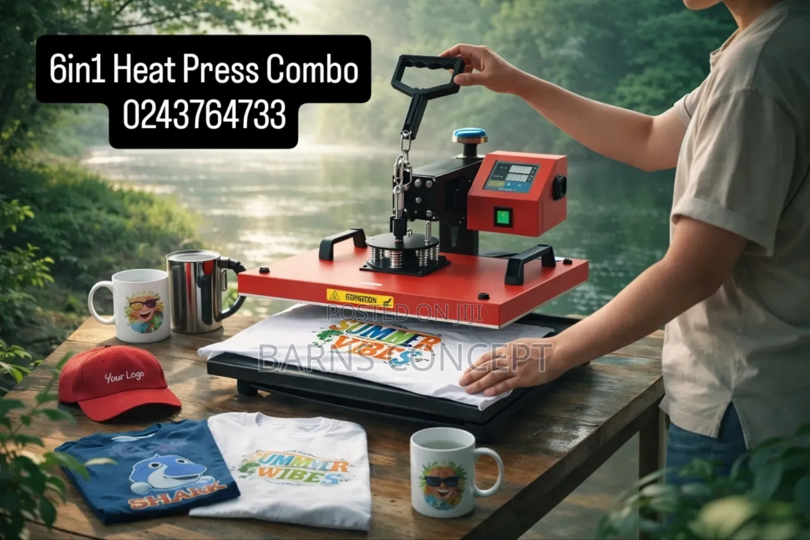 6in1 Heat Press Machine