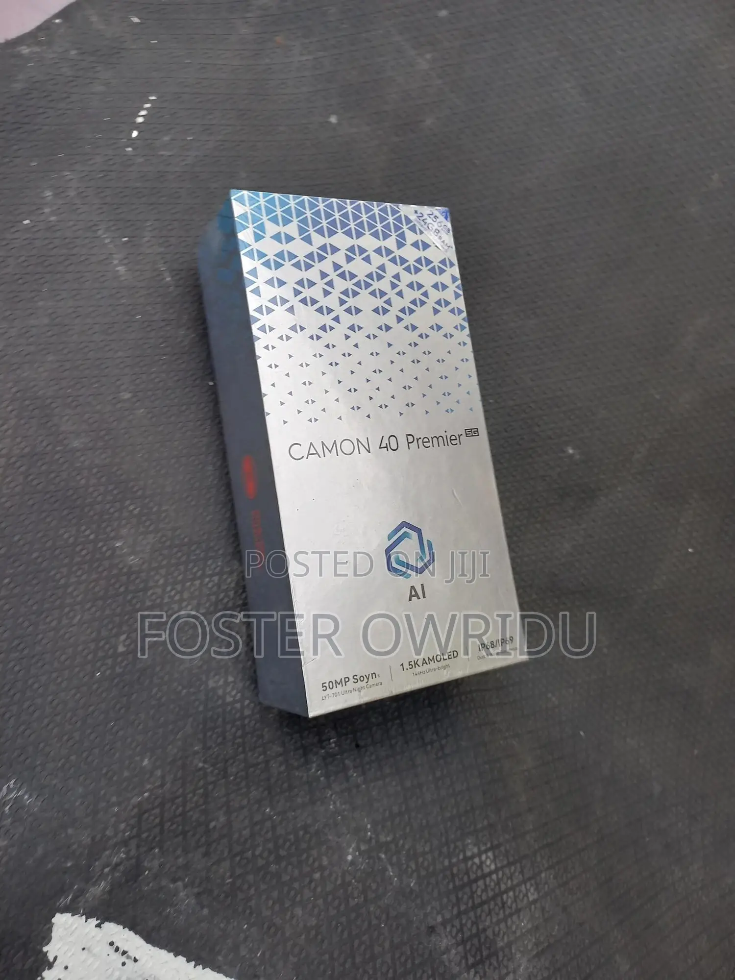 New Tecno Camon 40 Premier 256 GB Gray