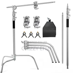 Digitek Heavy Duty Light C-stand – Strong, Adjustable Studio Ready