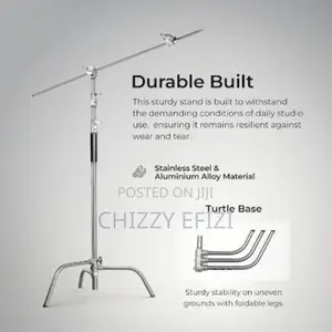Digitek Heavy Duty Light C-stand – Strong, Adjustable Studio Ready