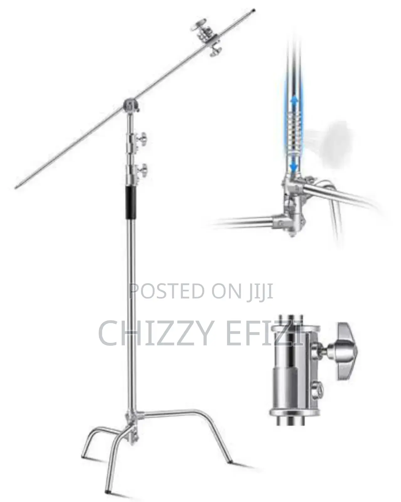 Digitek Heavy Duty Light C-stand – Strong, Adjustable Studio Ready