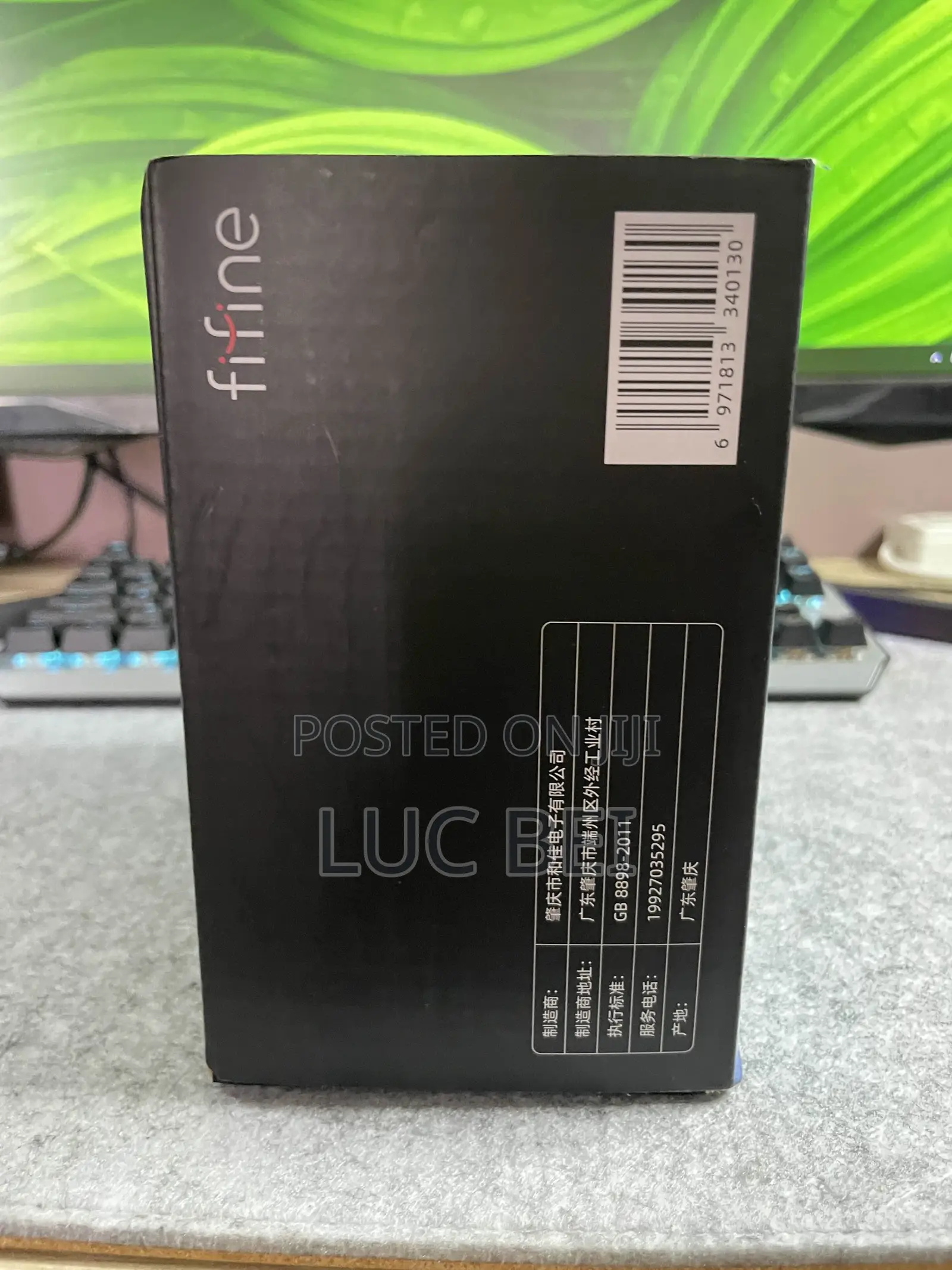 Fifine A6 RGB Studio Microphone for Streaming Gaming PC Phone Live Pro
