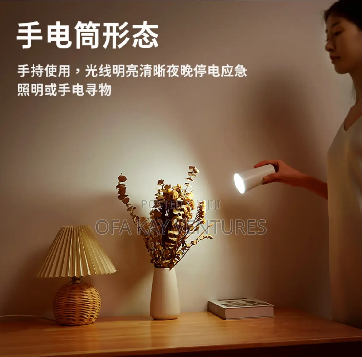 Metallic Magnetic Dimmable Table Lamp