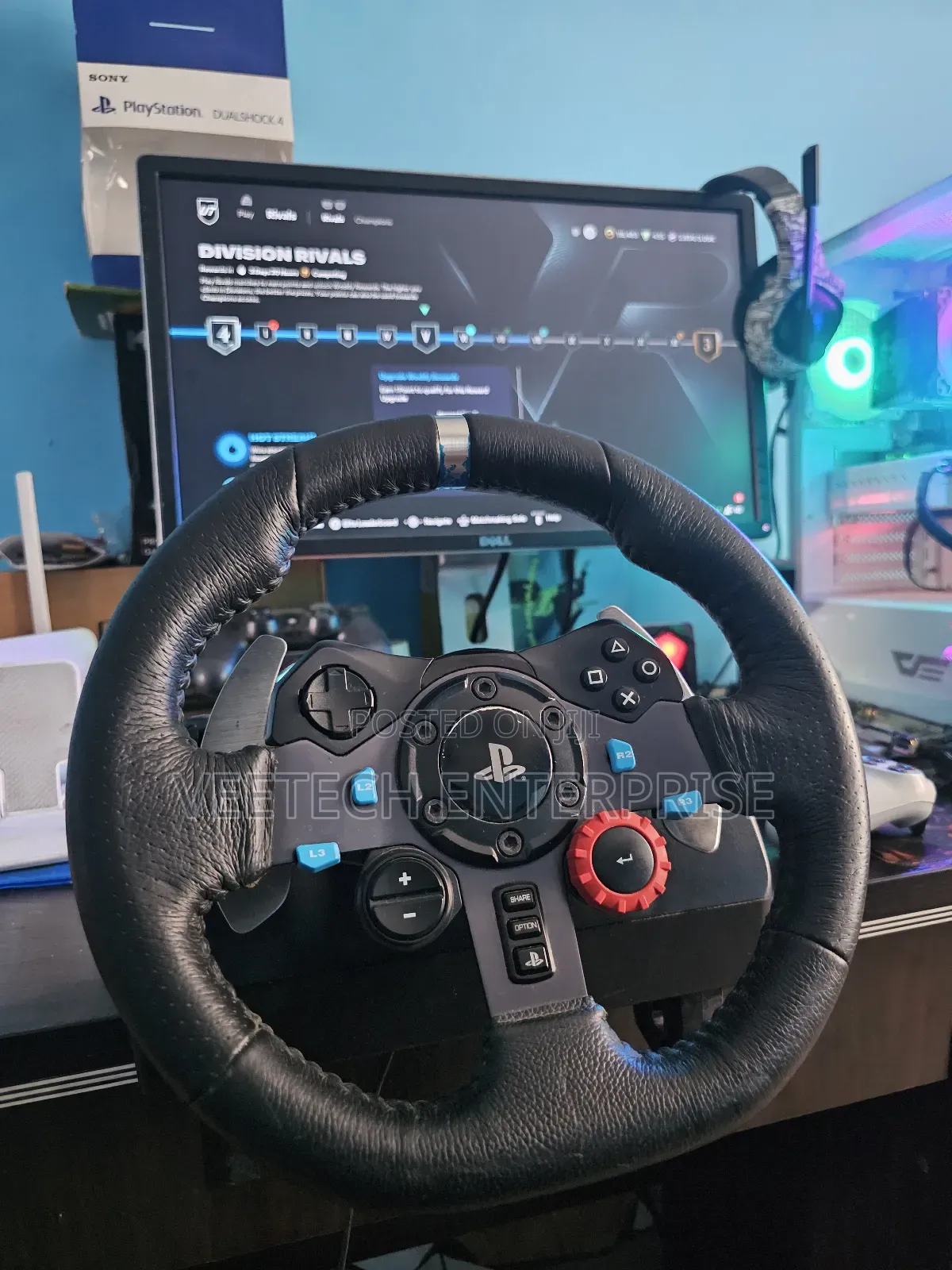 Logitech G29 Wheel For Pc, Ps4 And Ps5