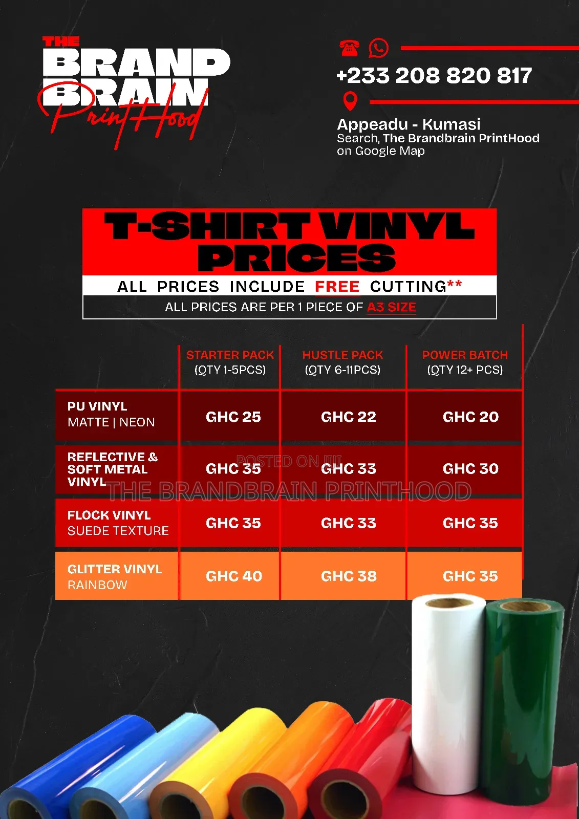 Vinyl for Jerseys and T Shirt