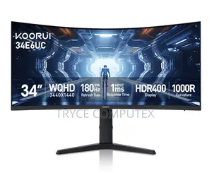Koorui 34inch 180hz Curved Monitor