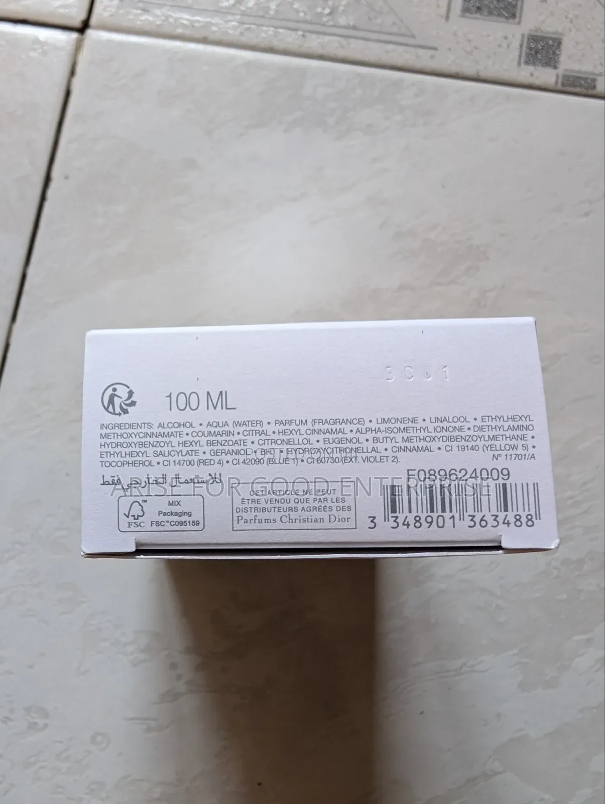 Dior Eau Sauvage 100ml