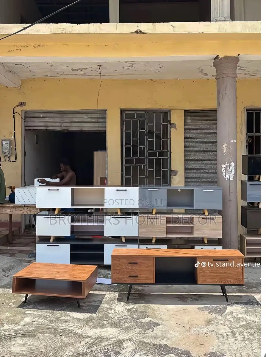 Foreign Wood Tv Stand