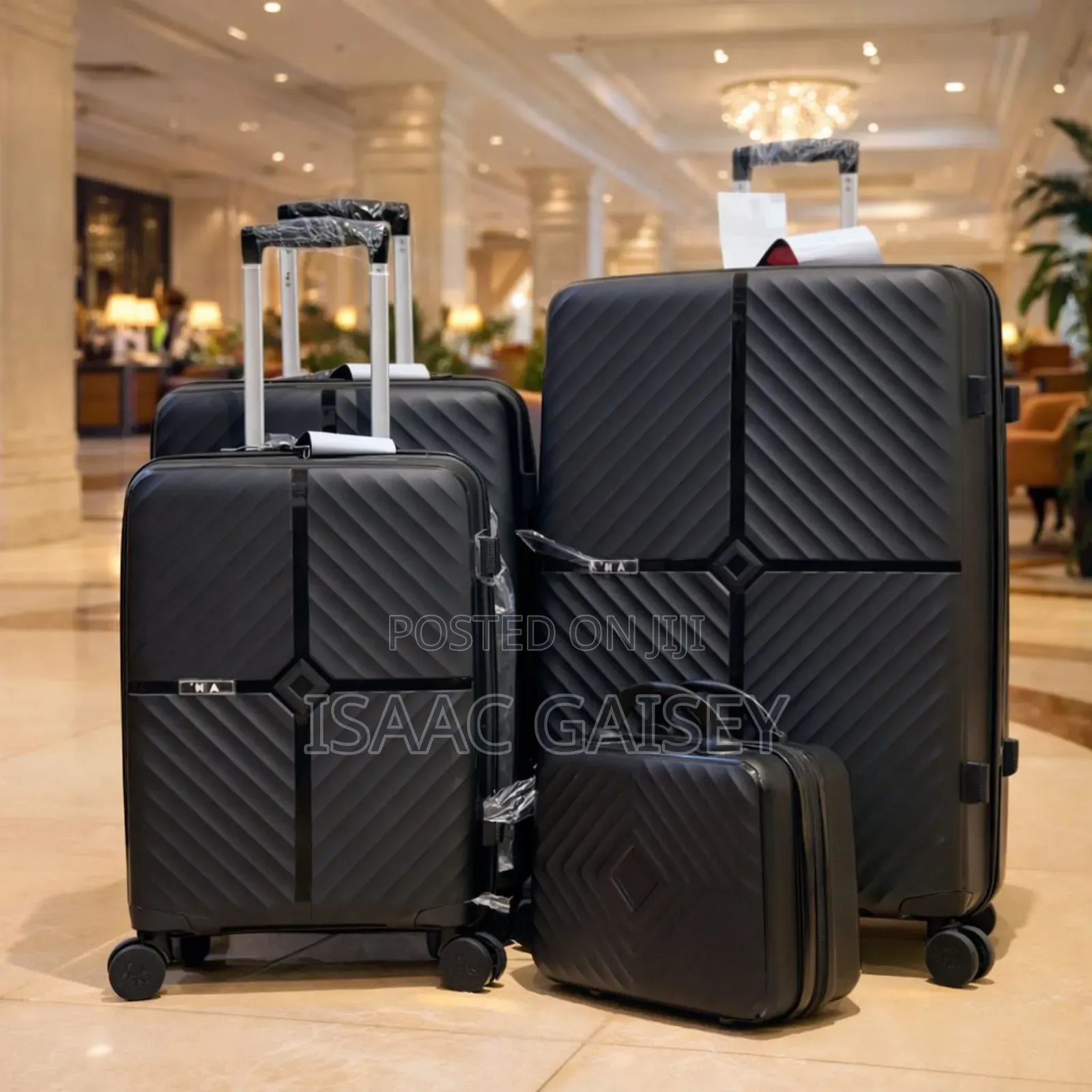 Unisex 4 in 1 Trolling Set Anticrake Luggages With Cosmetic Bag