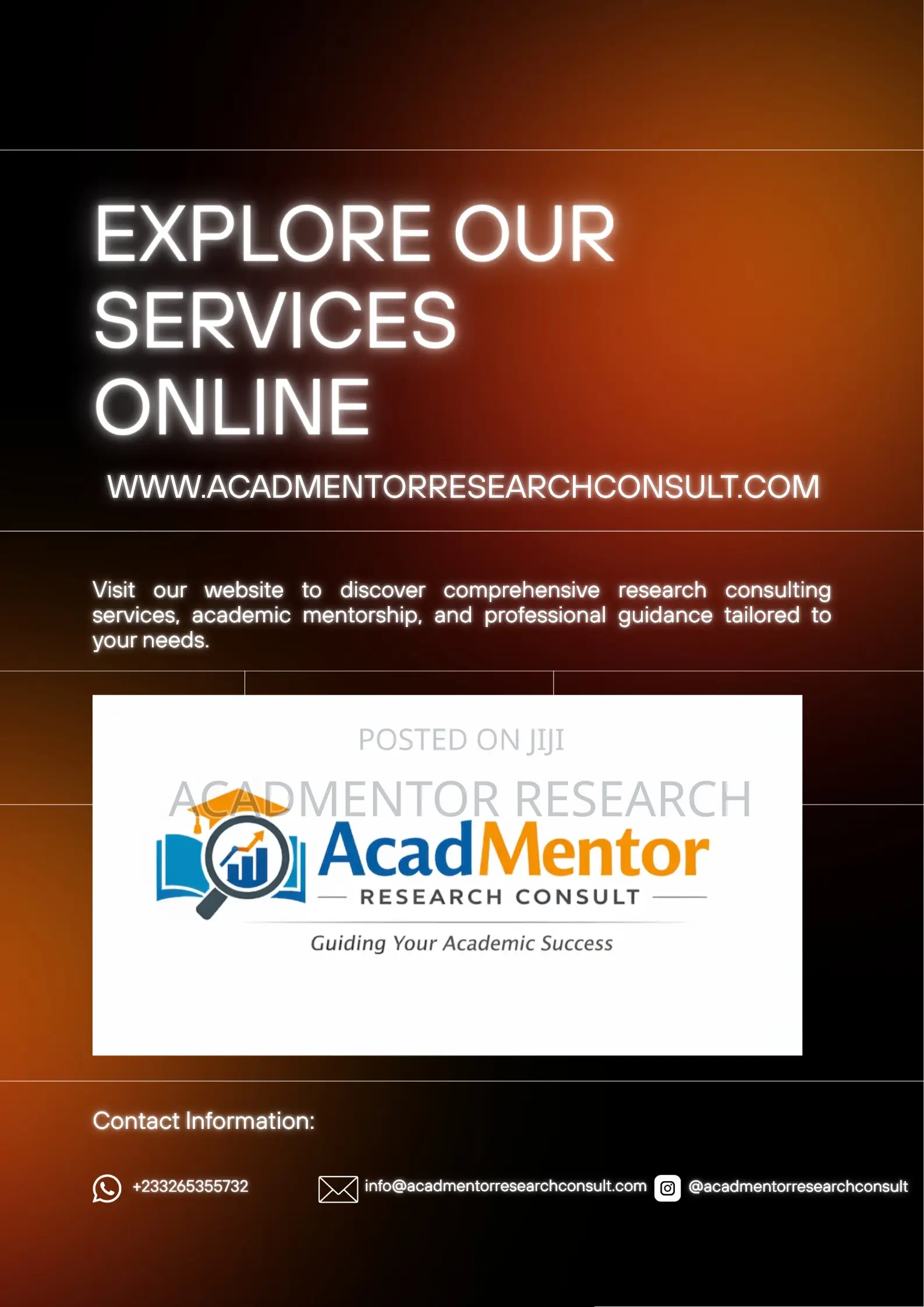 Acadmentor Research Consult