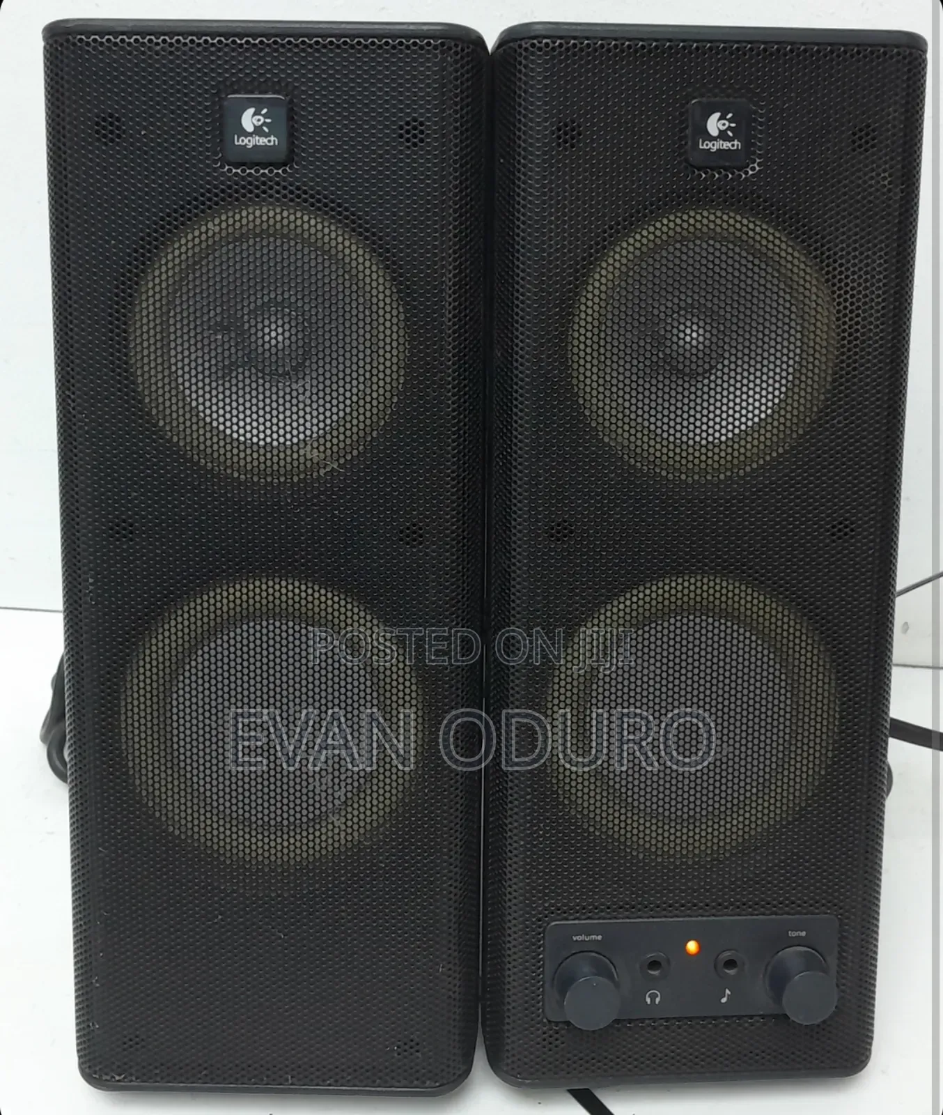 Logitech 2.0 Pc Speaker System So Quality for Pc/Laptop/TVS/Aux/Phone