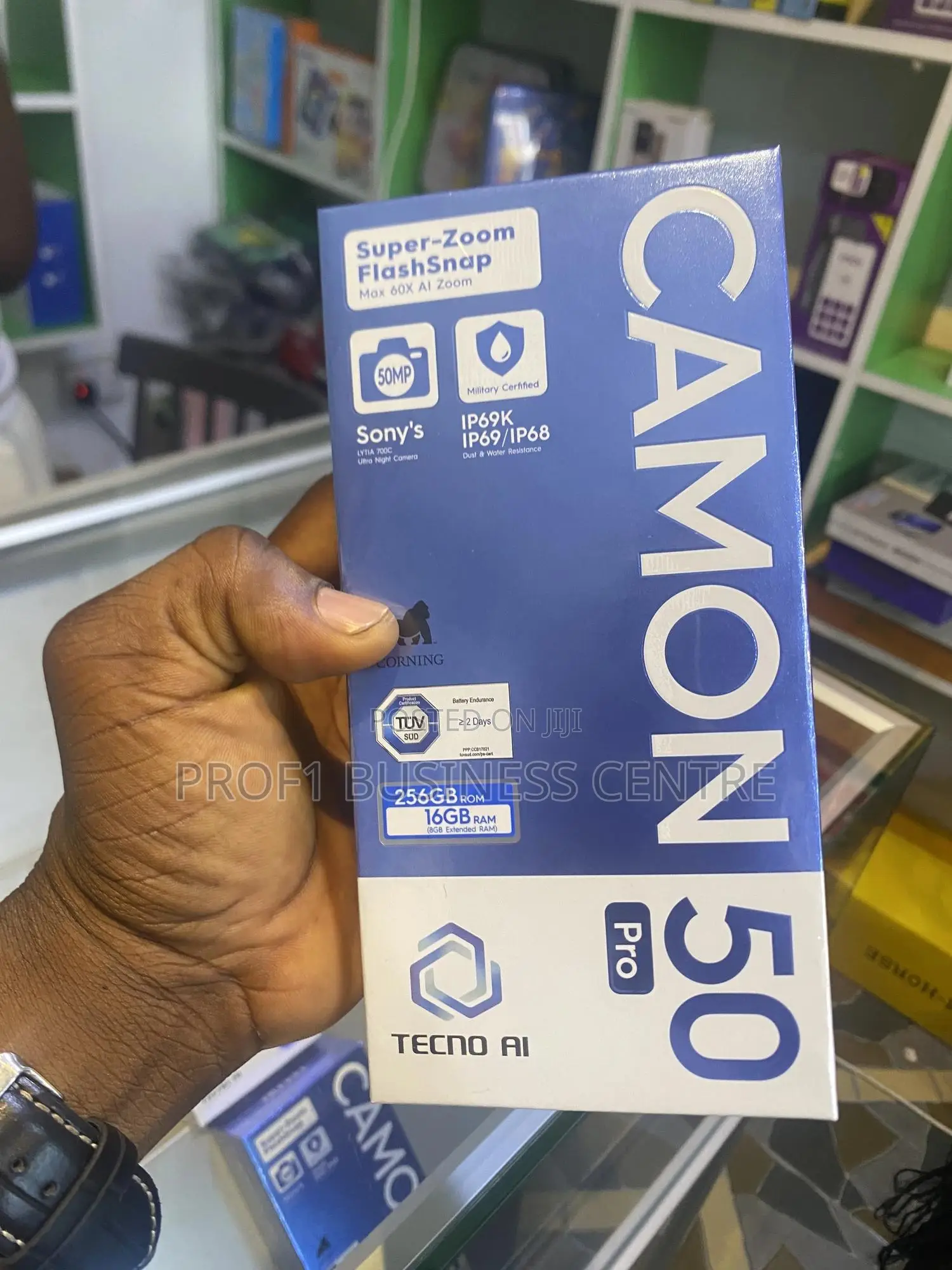 New Tecno Camon 50 Pro 256 GB Black