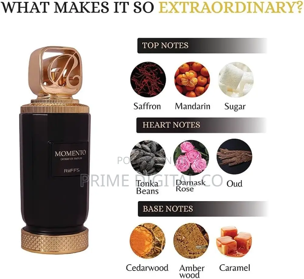 Momento by Riiffs – Long Lasting Luxury Perfume (100ml)