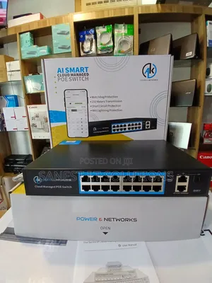 16 Port Smart Poe Switch Ak
