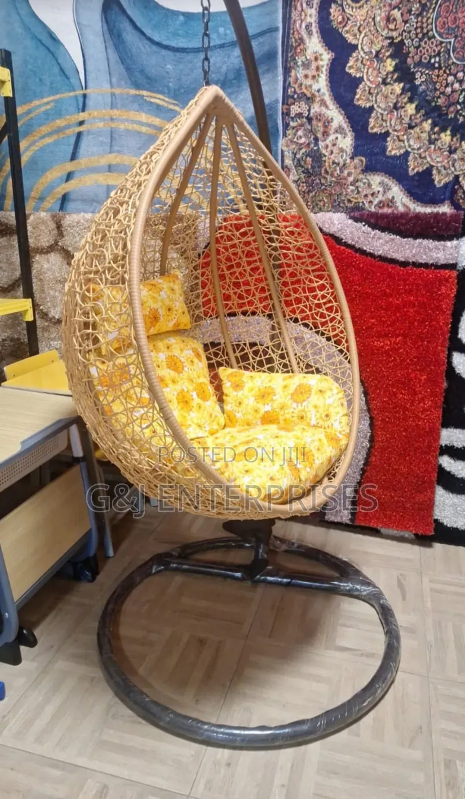 Swing Chair Rattan With Cushion