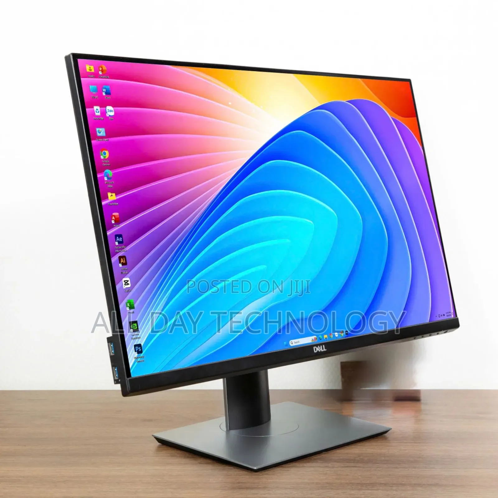 Dell 27" Usb C Ips Edgeless Display Wide Monitor.
