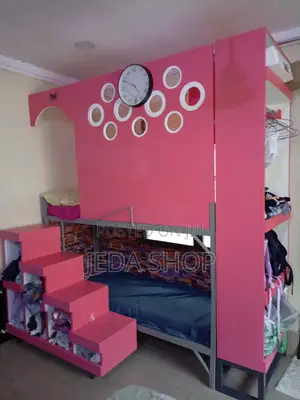 Modern Double Decker Kids Bed With Storage