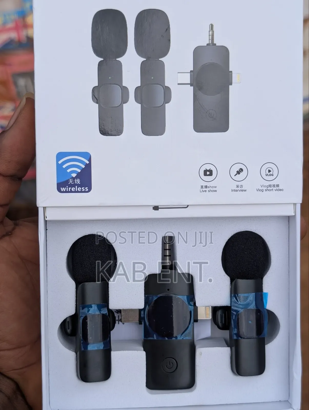 Wireless Dual Microphone For iPhone And Android Devices