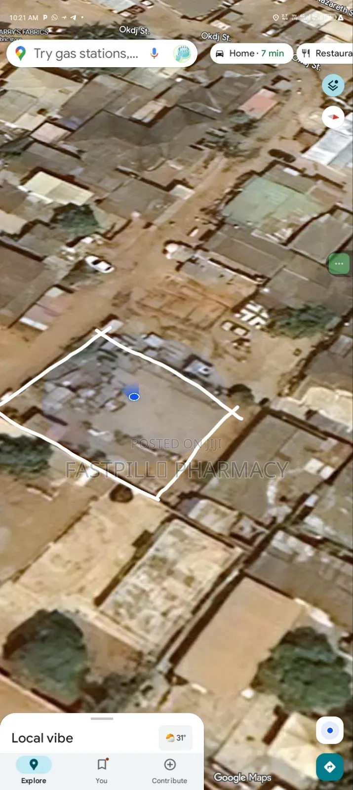 80×70 Land for Long Lease