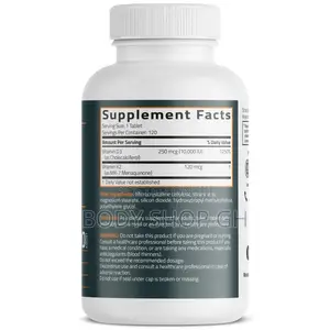 Bronson Vitamin K-2 + D3 Supplement Vitamin D3 5000 Iu (125 McG)