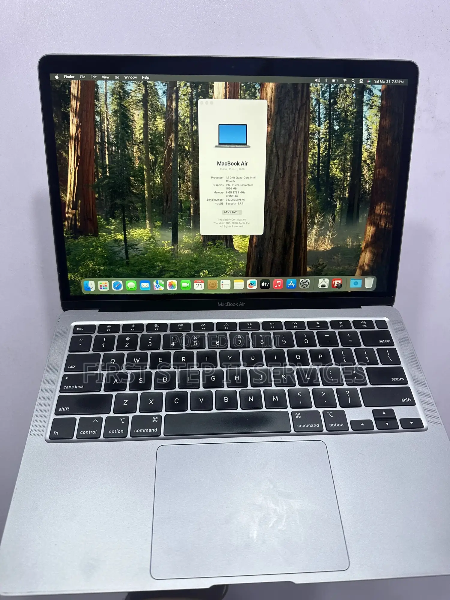 Laptop Apple MacBook Air 8GB Intel Core i5 SSD 512GB