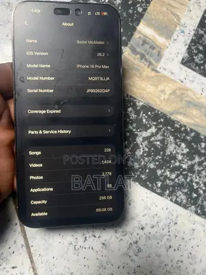 Apple iPhone 14 Pro Max 256 GB Gold
