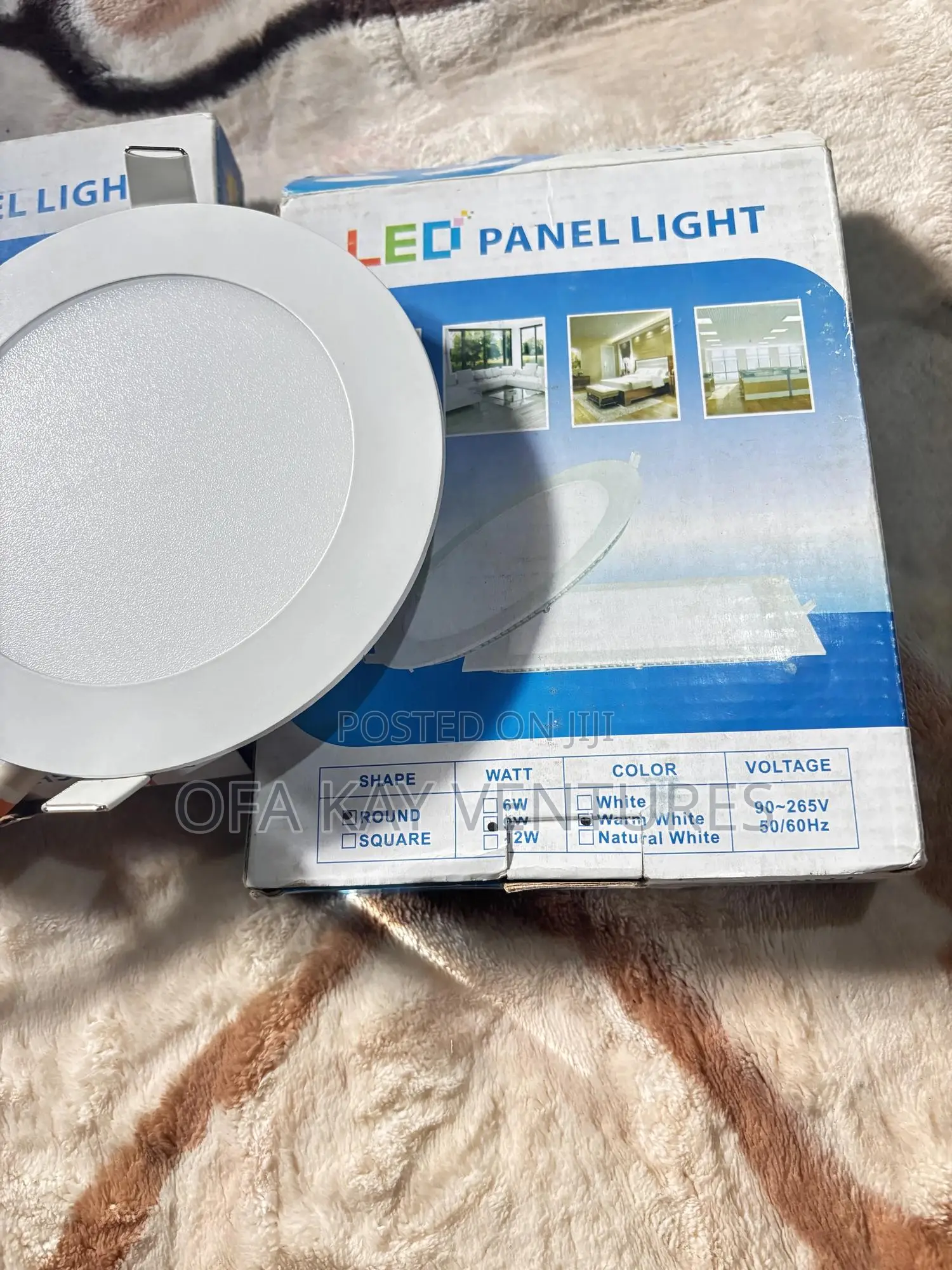 9w Warm Led Panel Light Saves Energy