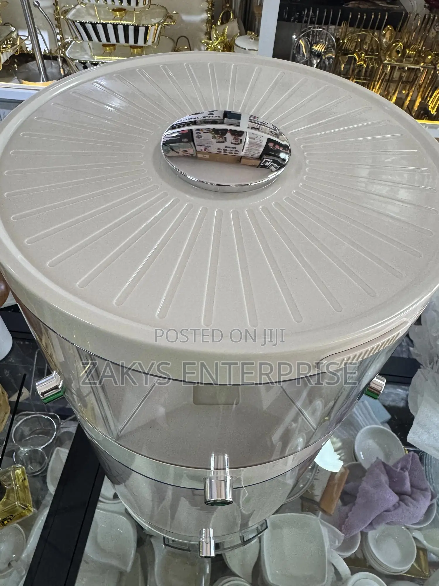 Dual Rice/Grains Dispenser Bucket