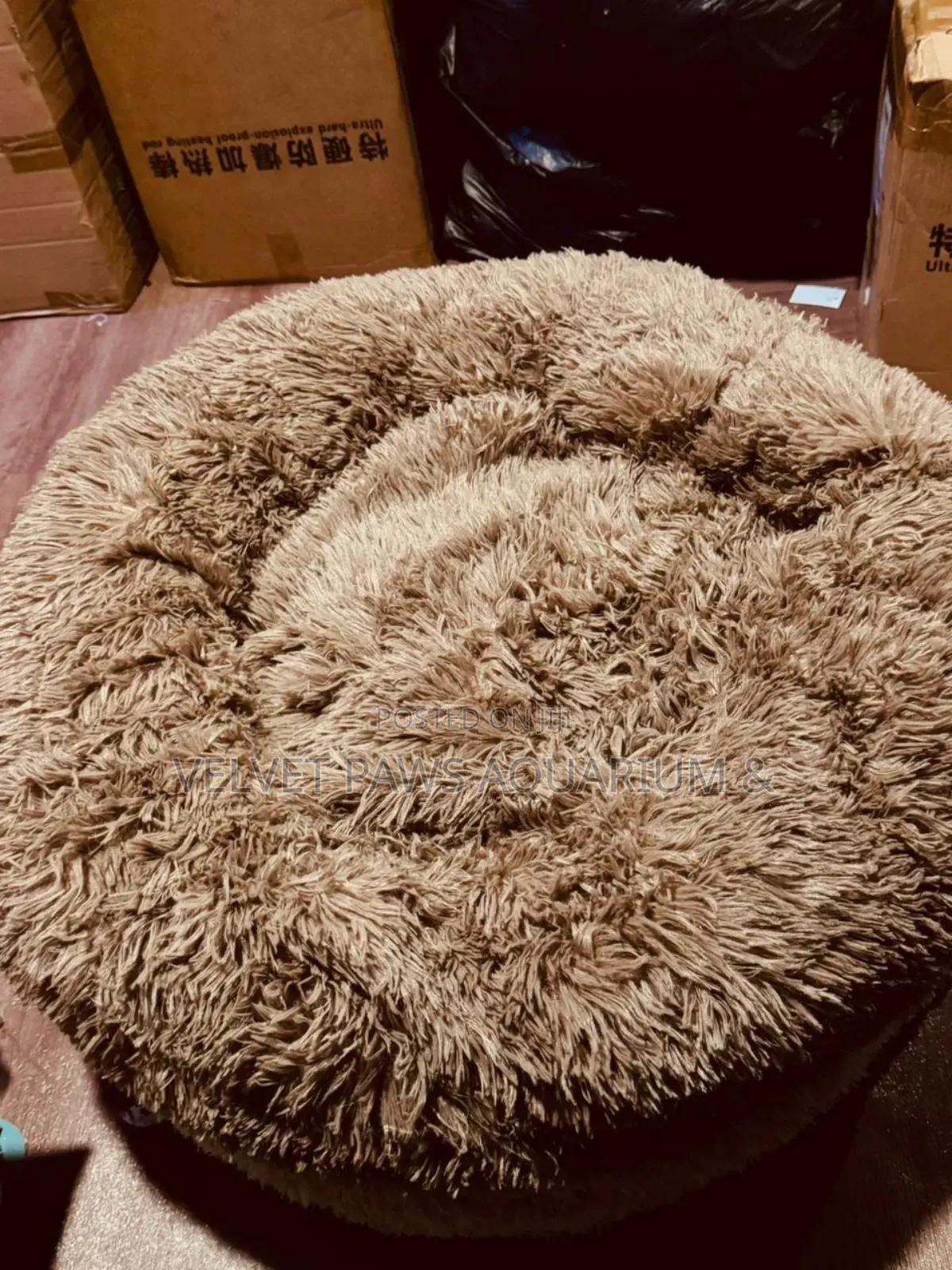 Round Large Dog Bed