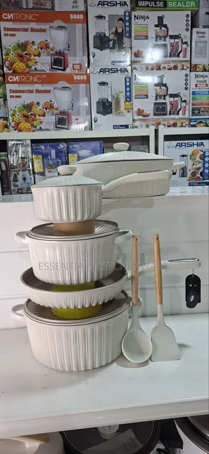 Uakeen 5pcs Die-Cast Cookware Set