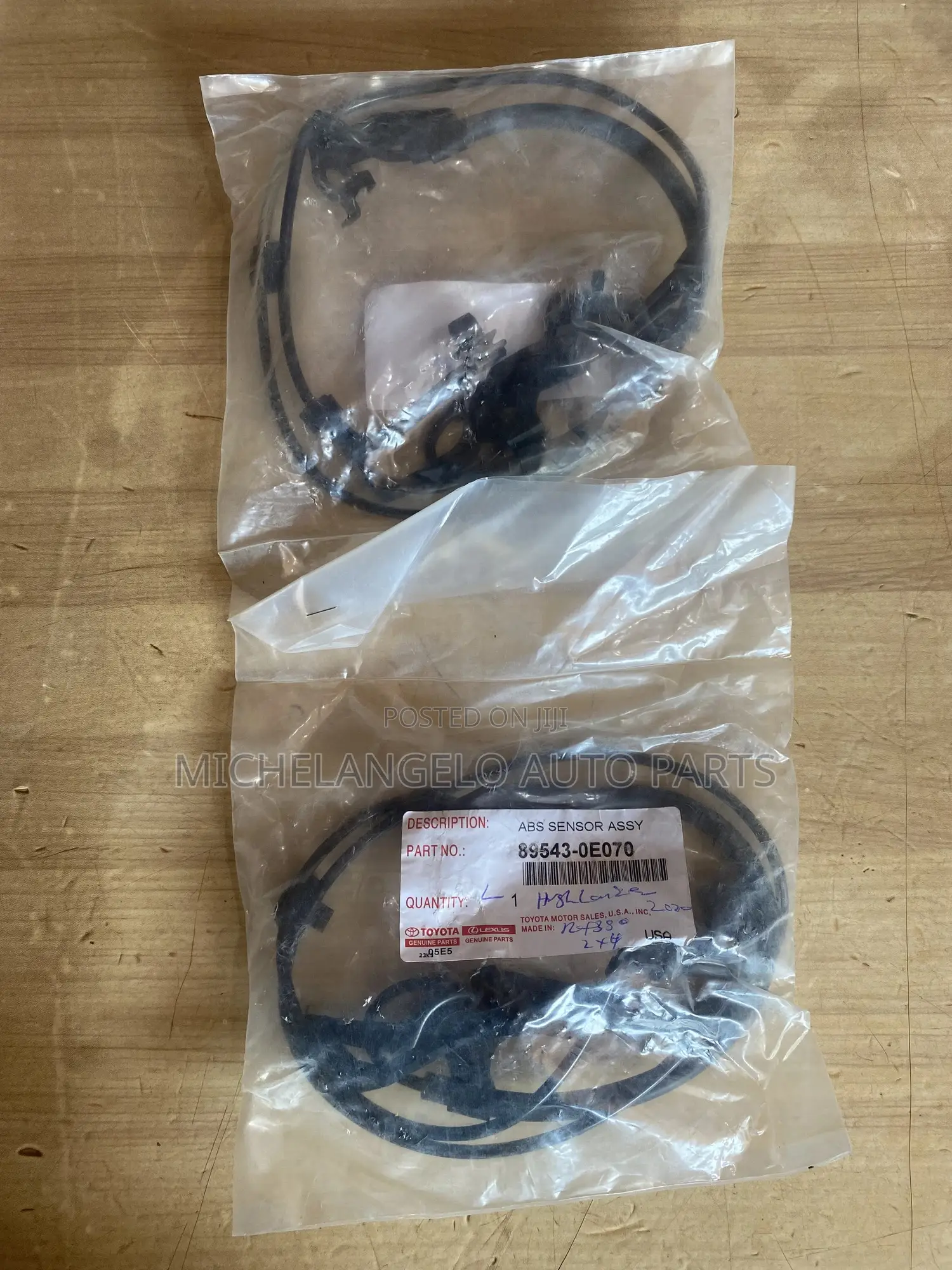 Front Abs Sensor Toyota Highlander 2020 - 2025