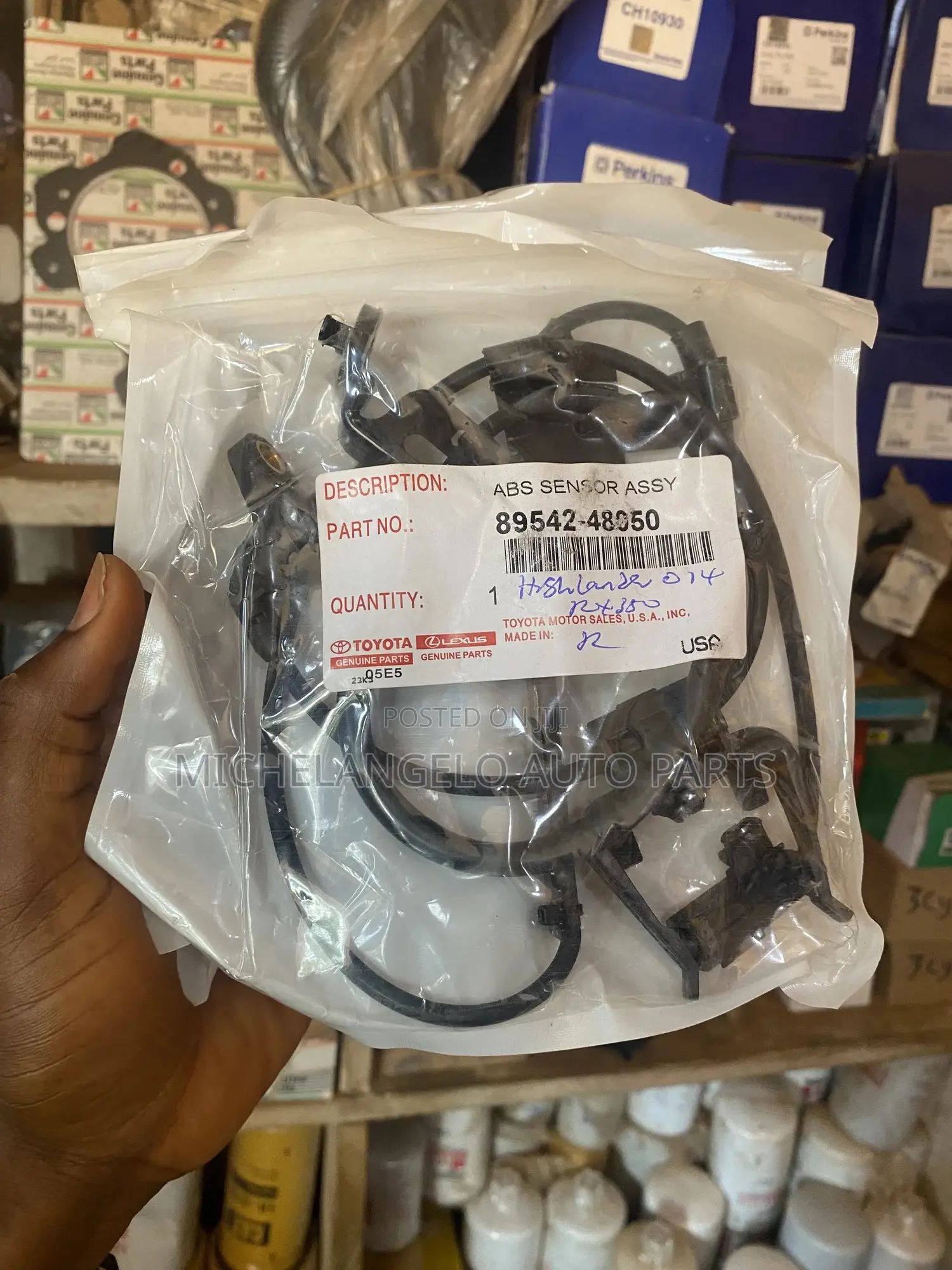 Front Abs Sensor Toyota Highlander 2010 - 2018