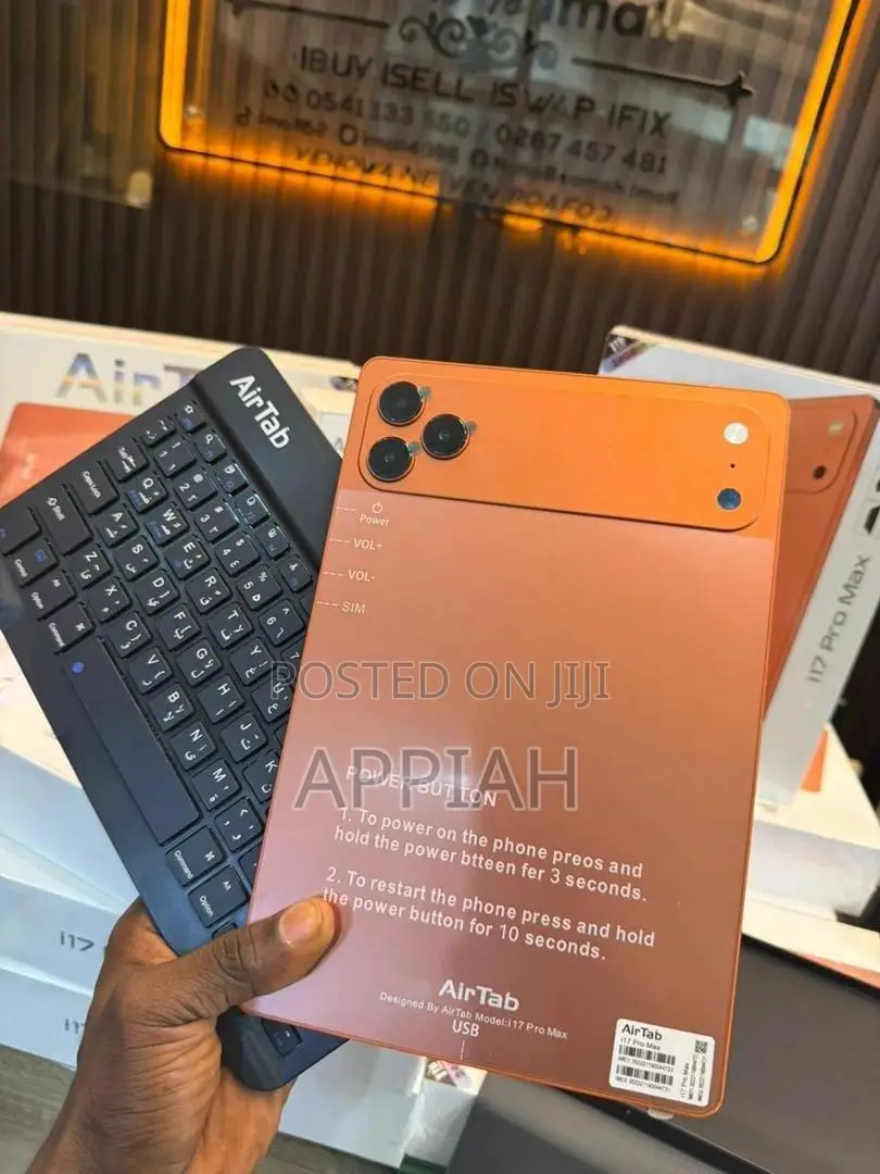New AirTab i17 Pro Max 16 GB Black