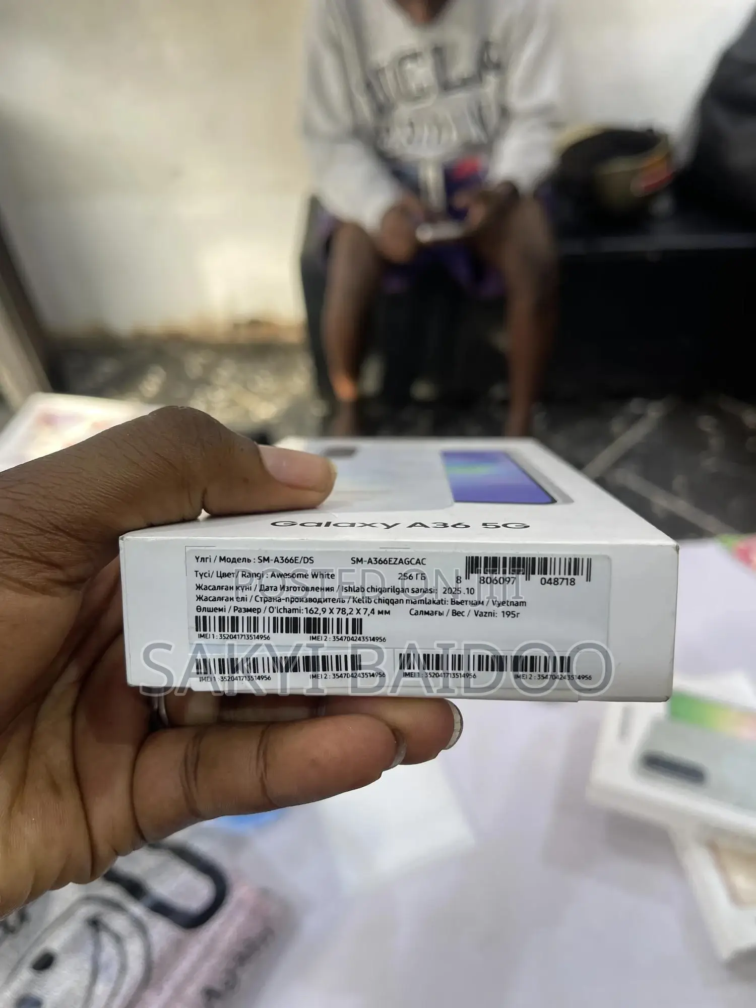 New Samsung Galaxy A36 256 GB White