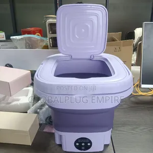 Foldable Mini Washing Machine Compact, Powerful Easy To Use!