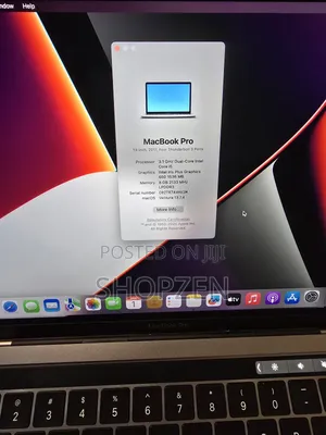 Laptop Apple MacBook Pro 2017 8GB Intel Core i5 SSD 512GB