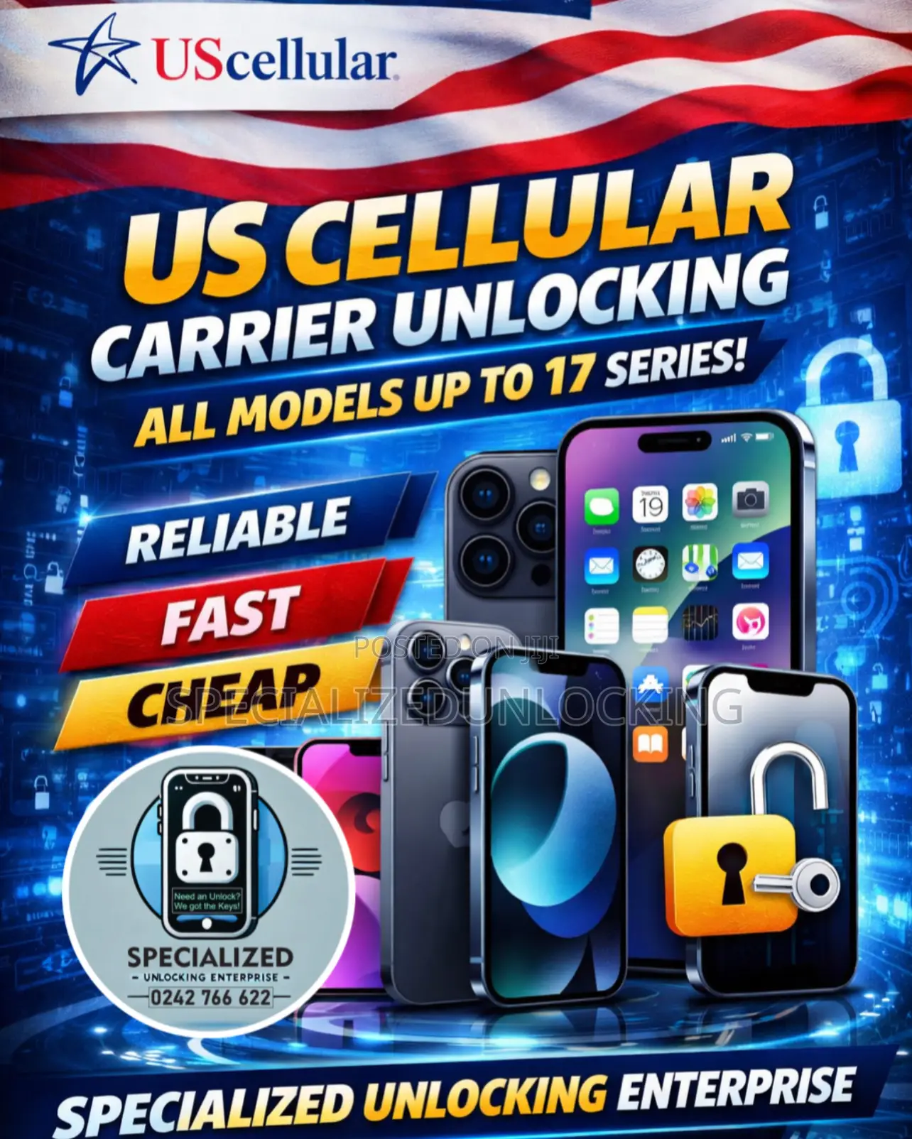 Us Cellular Esim Unlocking All iPhone Model Up to 17 Pro Max