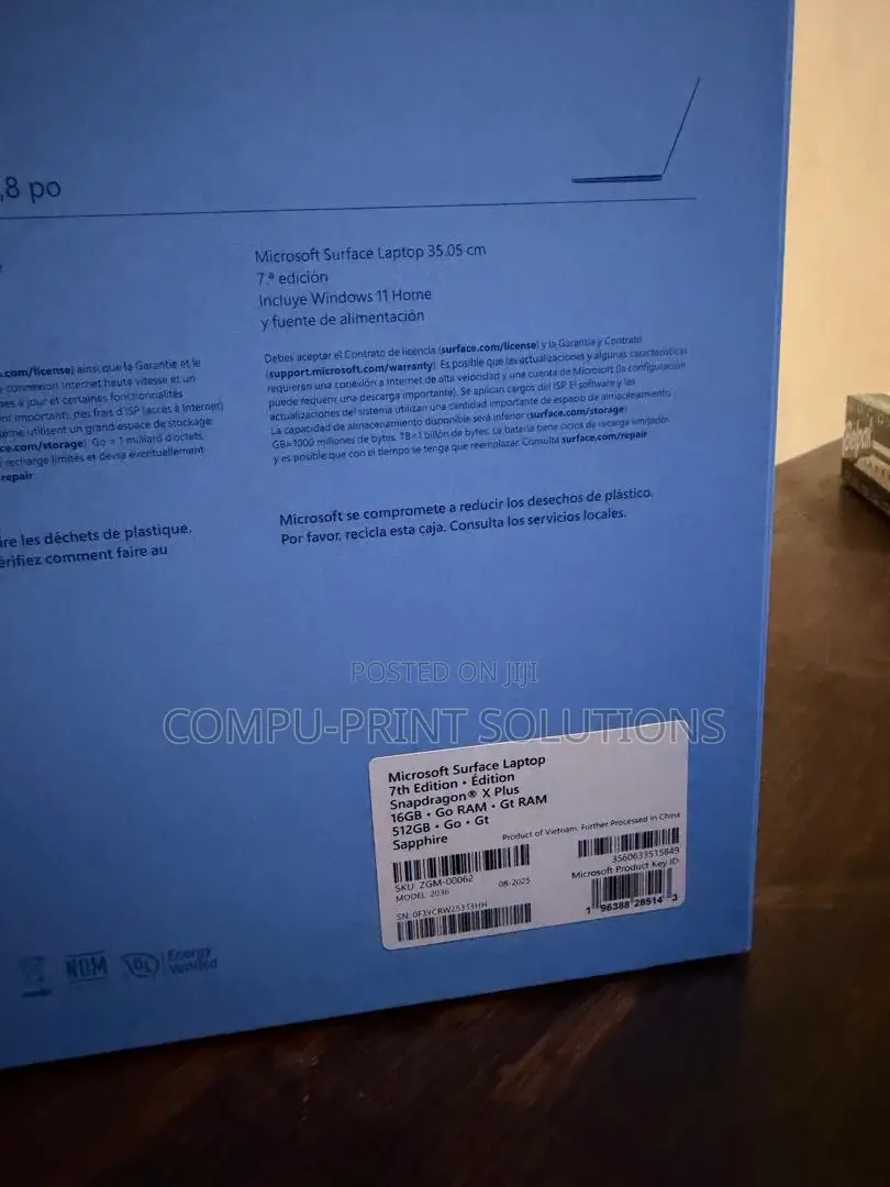 New Microsoft Surface Laptop 16GB Qualcomm Snapdragon X Plus SSD 512GB