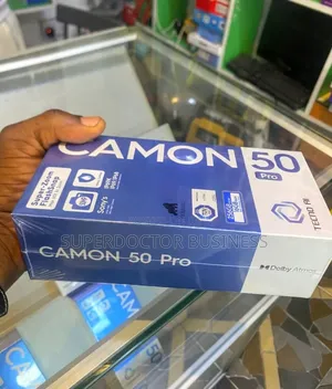 New Tecno Camon 50 Pro 256 GB Black