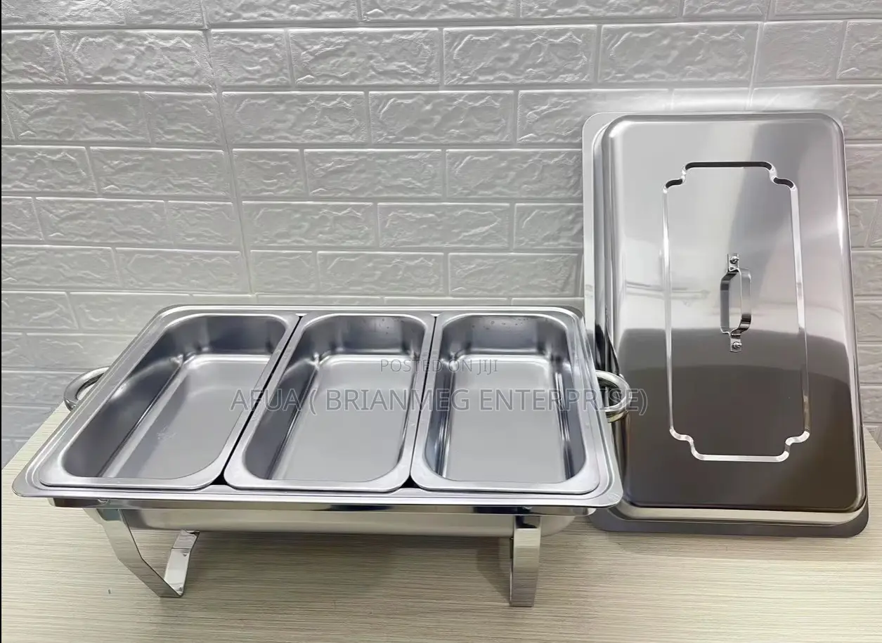 Chafing Dish (Gold And Silver With Compartments )