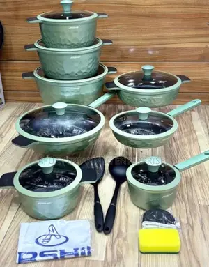 Arshia 12-Piece Diamond Cast Cookware Set
