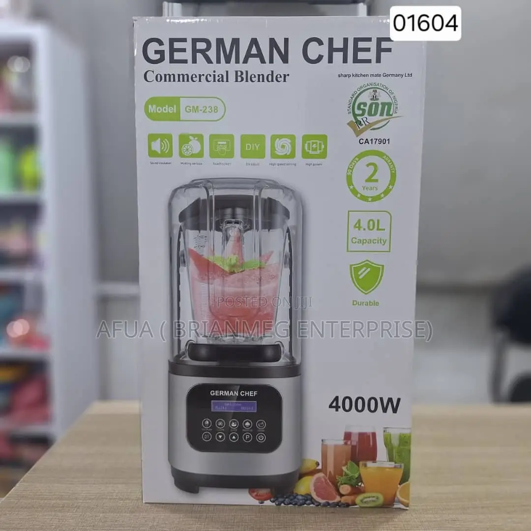Soundproof German Chef Industrial Blender