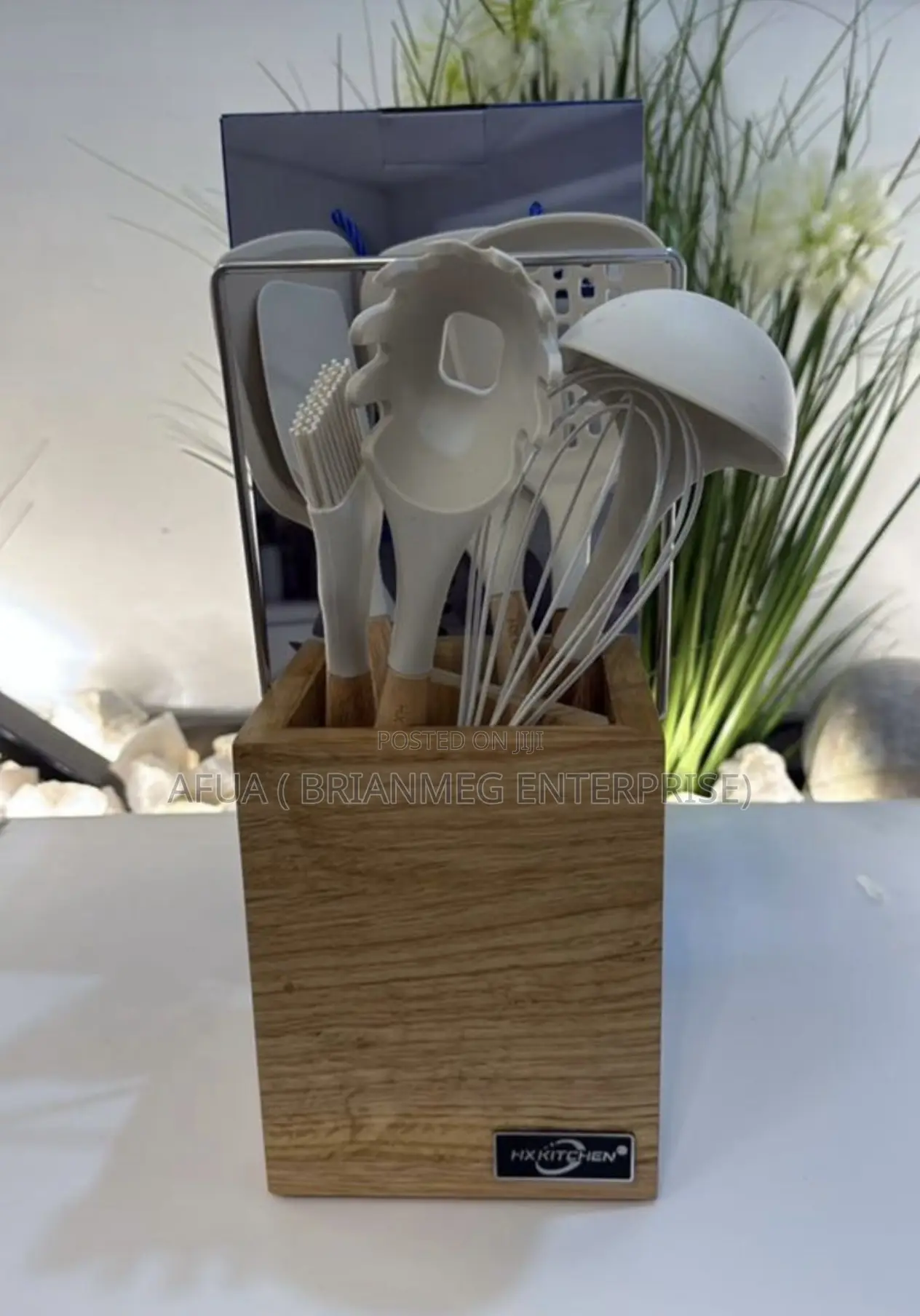Wooden and Silicone Ladles Set
