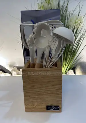 Wooden and Silicone Ladles Set