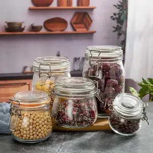 Glass With Leakproof Spices Containers