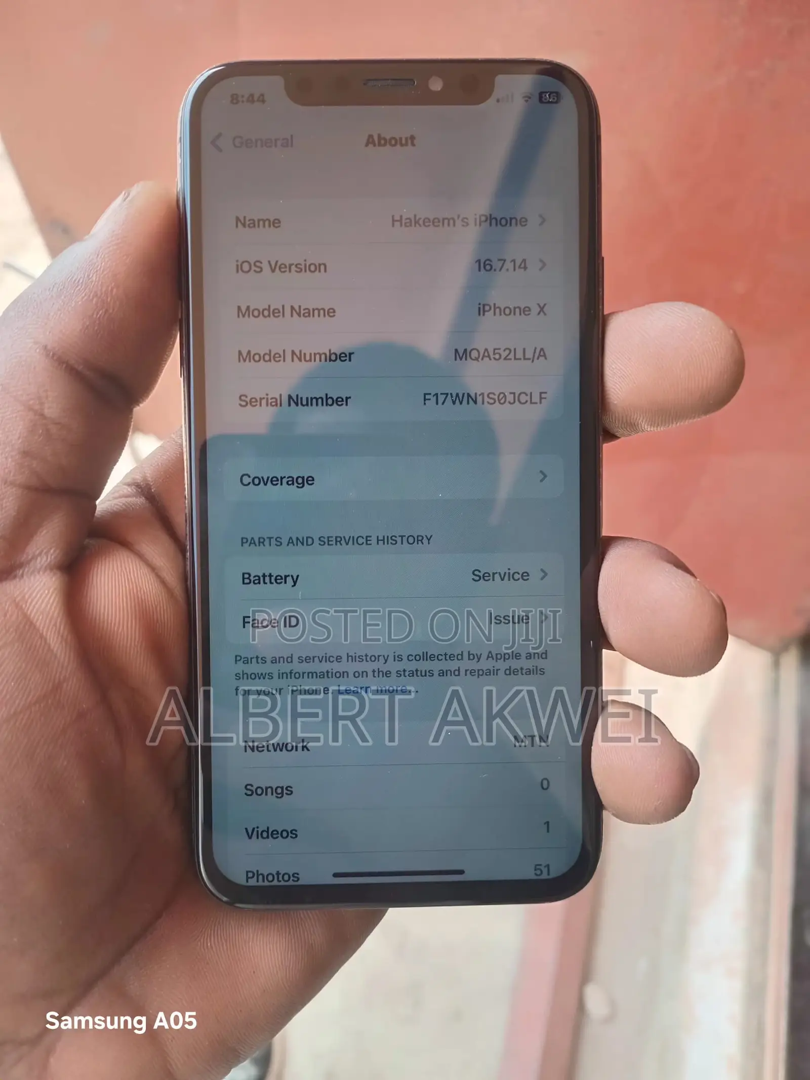 Apple iPhone X 64 GB Black