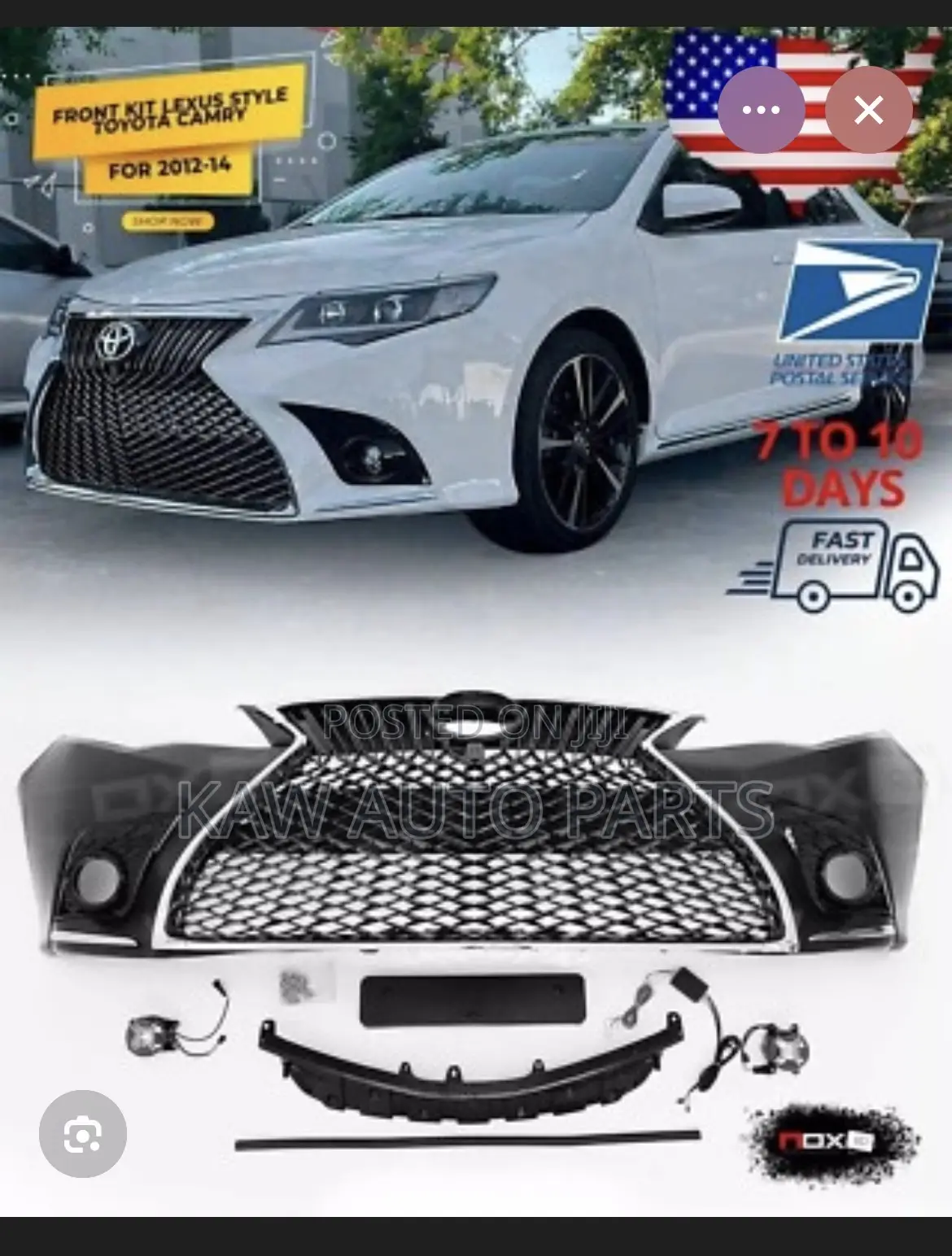 2012,2013,2014 Front Bumper Lexus Face for Toyota Camry
