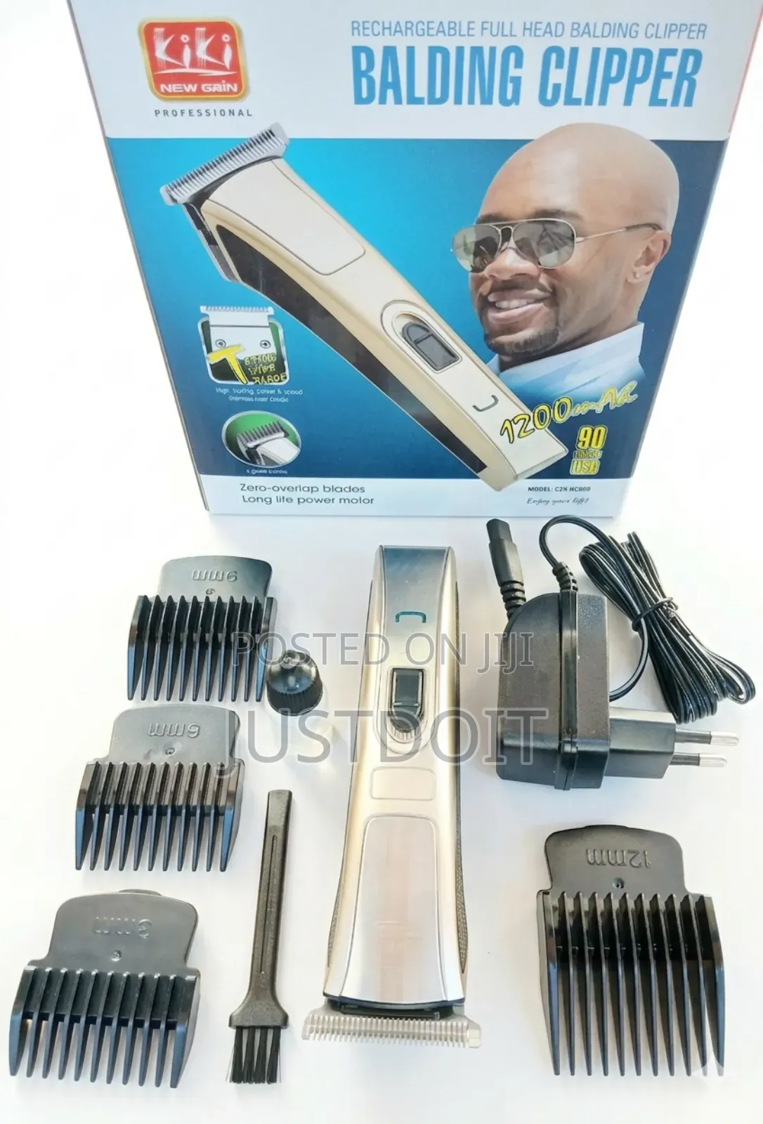 Kiki Full Head Rechargeable Balding Clipper